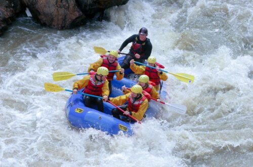 Whitewater rafting on Colorado's Arkansas River, Browns Canyon