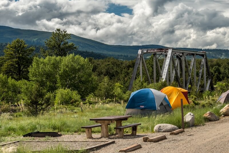 rail road bridge campground