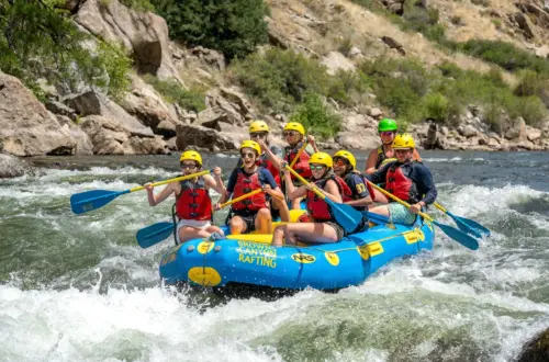 why groups love browns canyon rafting trips