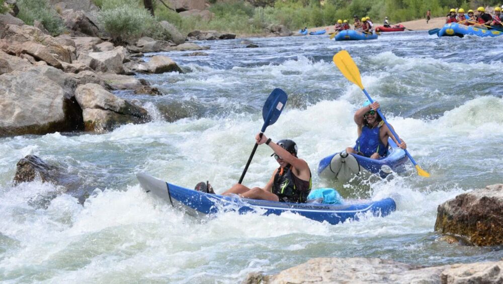 best arkansas river rafting sections in colorado