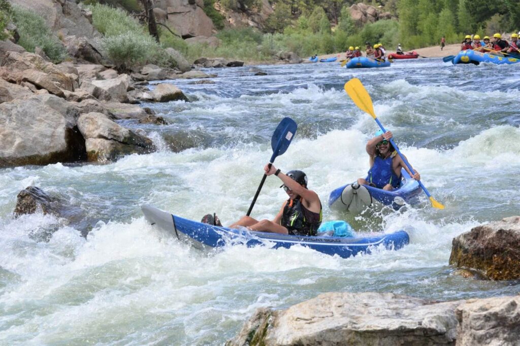best arkansas river rafting sections in colorado