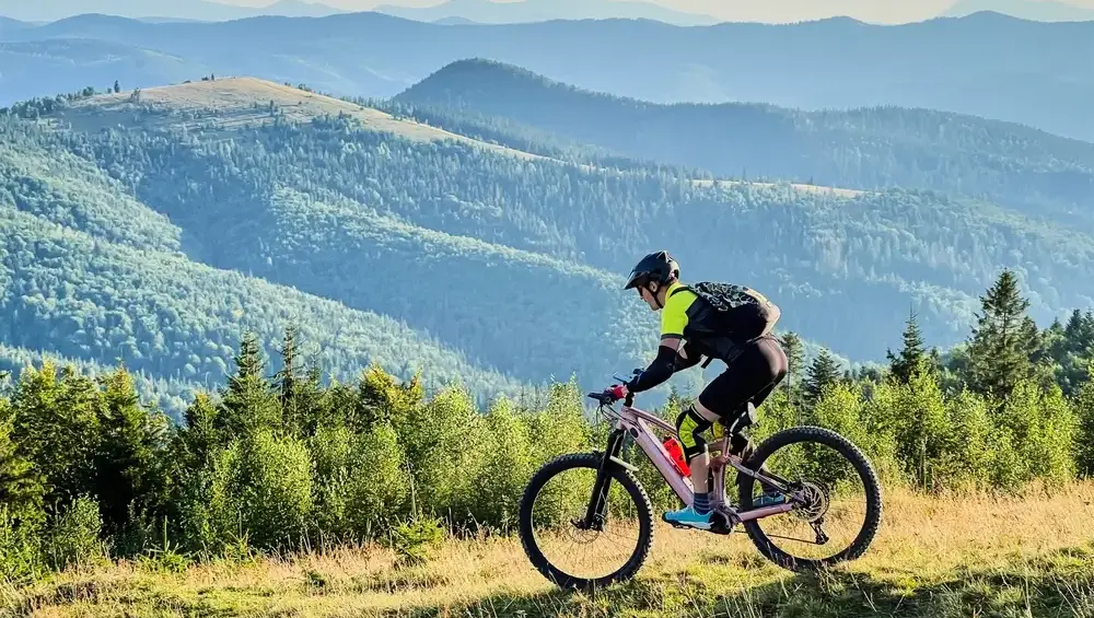 Mountain biking trails near the Arkansas River in Colorado with scenic alpine views